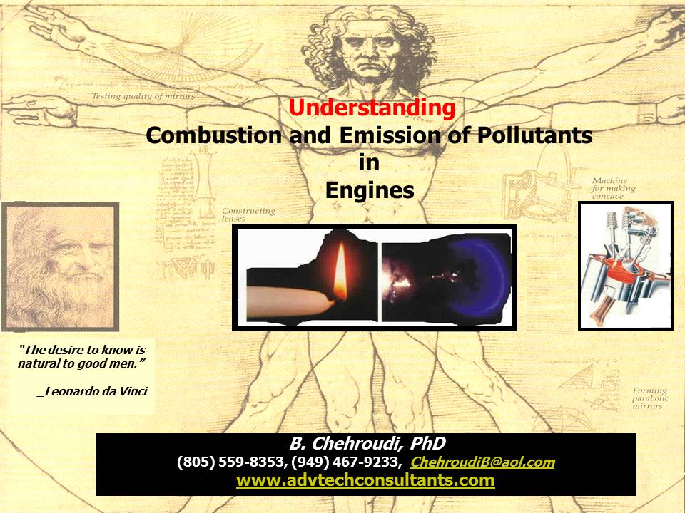 Understanding Combustion & Emission od Pollutants in Engines