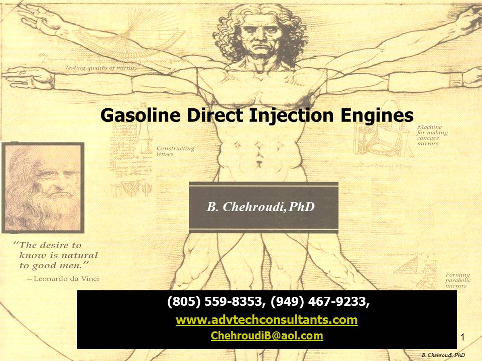 Gasoline Direct Injection (GDI) Engines